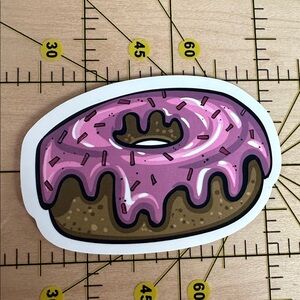 💜13/$13 +Bundle Sticker Sale| Donut Dessert Sprinkles Waterproof Sticker